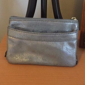 Metallic mini wallet